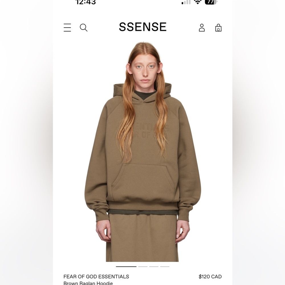 Essentials hoodie